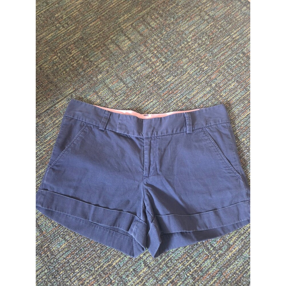 Lilly Pulitzer "Barclay Short" Dark Blue Chino Shorts Size 6